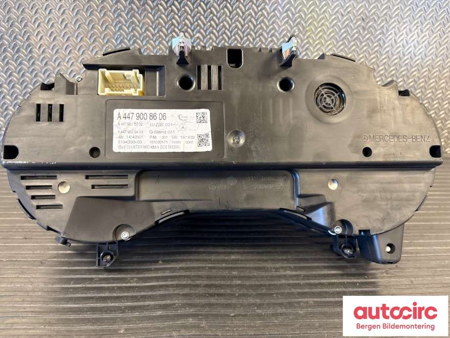 Speedometer til Mercedes Vito 2014-->> (W447) (W447) (MERCEDES|A 447 900 54 07|A 447 900 86 06|)