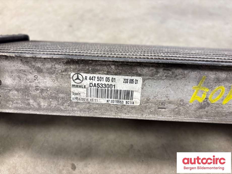 Intercooler til Mercedes Vito 2014-->> (W447) (W447) (MERCEDES|A 447 501 05 01|)
