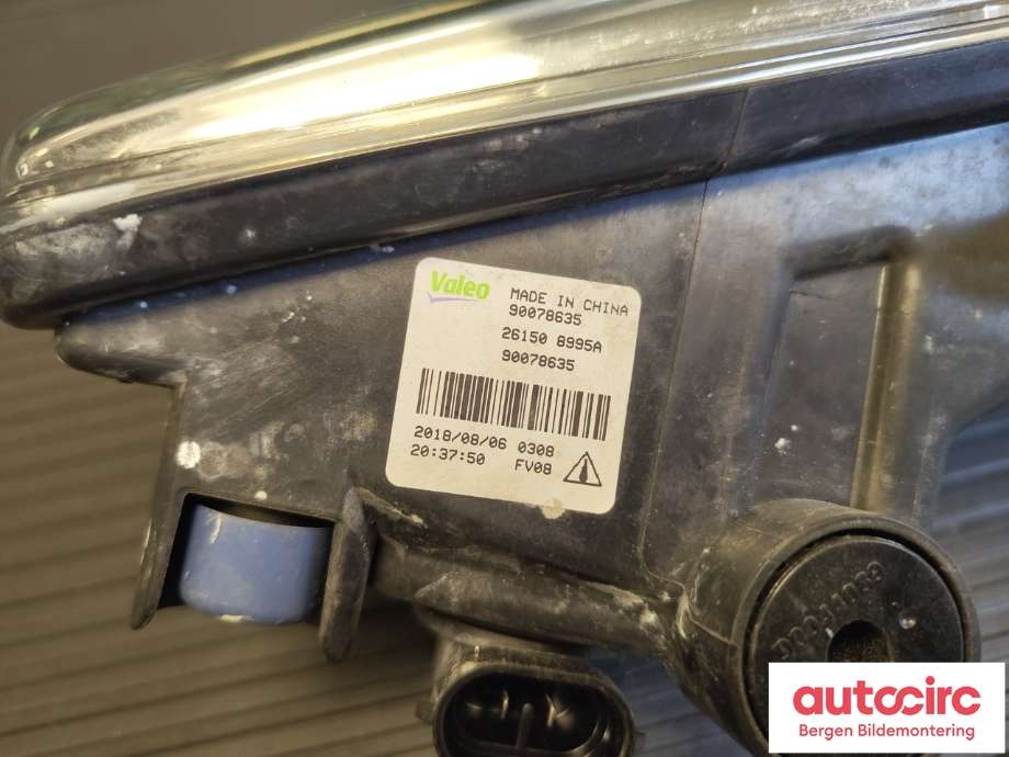 Tåkelykt høyre foran til Nissan Leaf 2018-->> (Type II)  (NISSAN|261508995A|261508995F|)