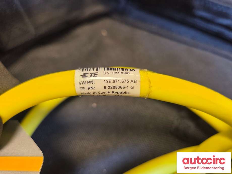 Batterilader kabel til Audi A3 2016-2020 (Type III, Fase 2)  (AUDI||12E.971.675 AB)