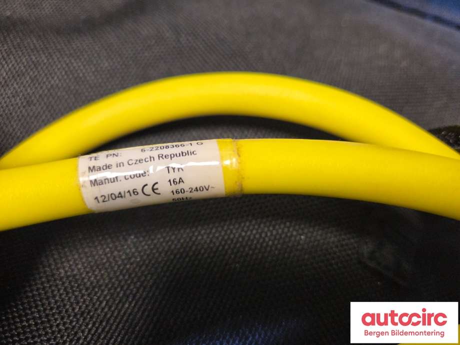 Batterilader kabel til Audi A3 2016-2020 (Type III, Fase 2)  (AUDI||12E.971.675 AB)