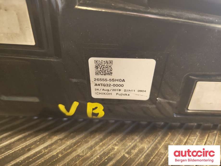 Baklykt venstre til Nissan Leaf 2018-->> (Type II) (NISSAN|265555SH0A|265555SH1A|)