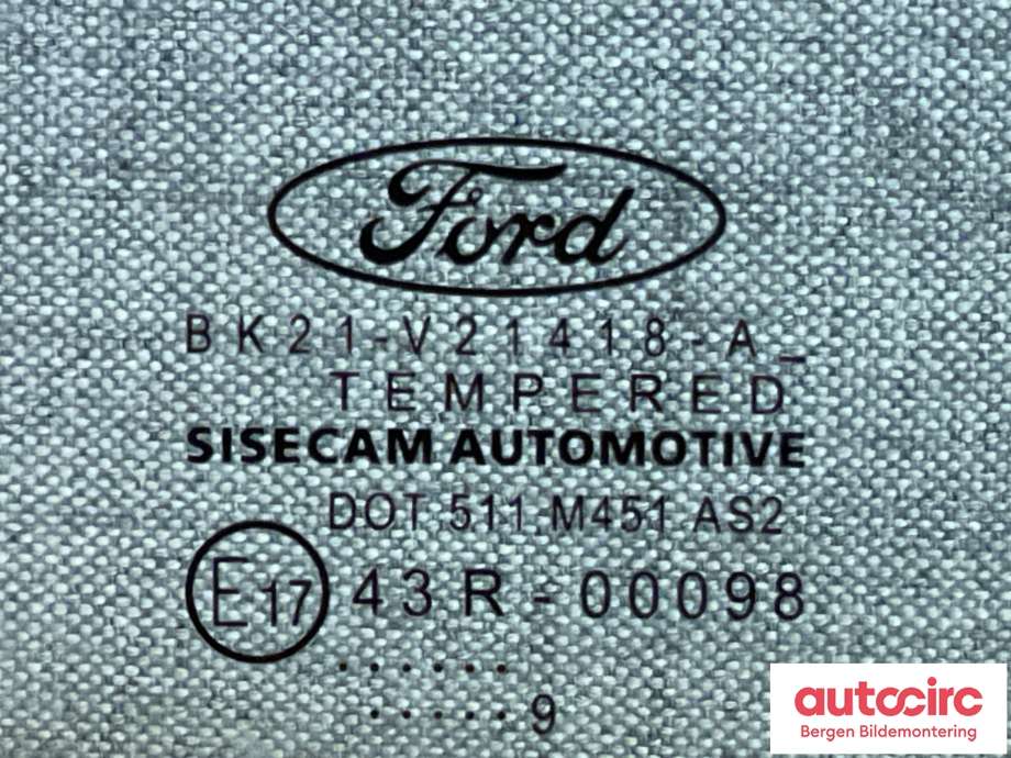 Diverse deler til Ford Transit Custom 2013-2023 (Type I)  (FORD|BK21-V21418-AF|)