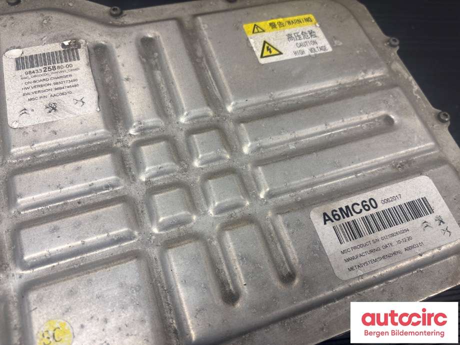 Batterilader (OBC - On Board Charger) til Citroën C5, Aircross 2019-->> (CITROEN|16 914 227 80|16 770 916 80|)