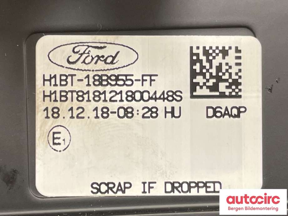 Instrument kjørecomputer til Ford Transit Custom 2013-2023 (Type I)  (FORD|H1BT-18B955-FF|)