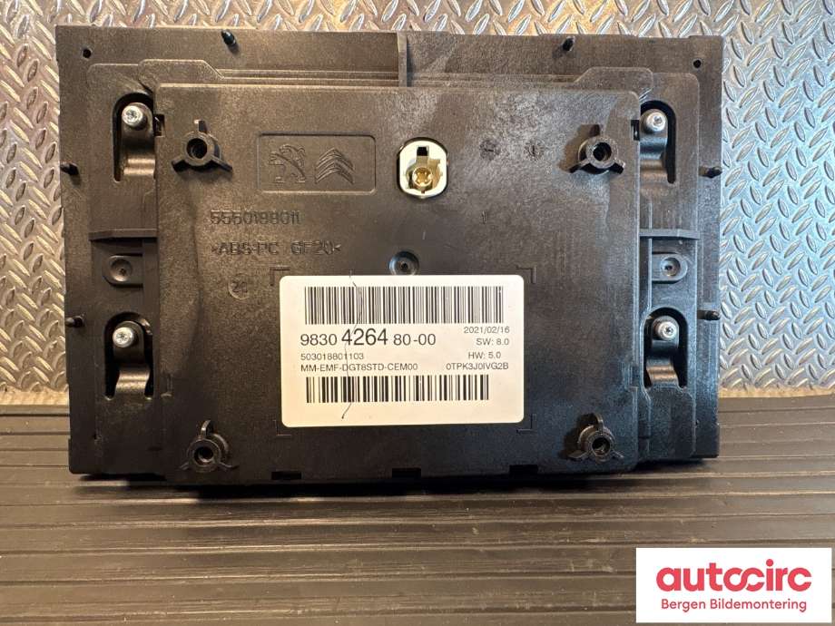 Instrument kjørecomputer til Citroën C5, Aircross 2019-->>  (CITROEN|98 304 264 80|)