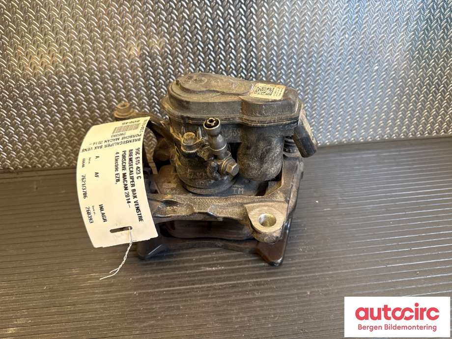 Bremsecaliper venstre bak til Porsche Macan 2014-->> (95B) (95B) (PORSCHE|95C 615 423 C|)