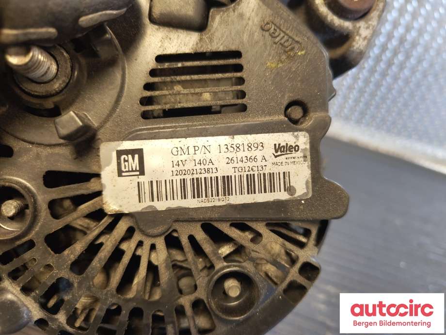Dynamo til Opel Insignia A 2009-2014 (OPEL|13512747|)