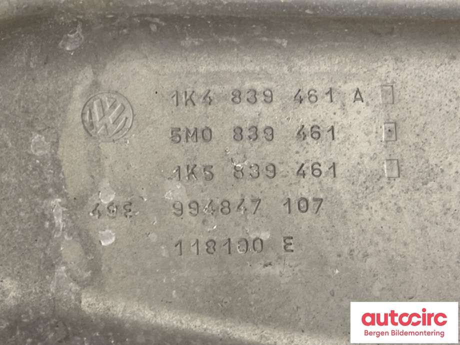 Ruteheis til VW Golf, Plus/Cross 2009-2013 (Fase 2)  (VOLKSWAGEN|5M0 839 461|)