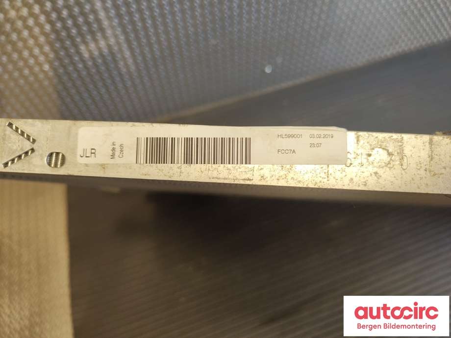 Radiator (automat gir) til Jaguar I-PACE 2018-->>  (JAGUAR|T4K9610||J9D38D100AA)