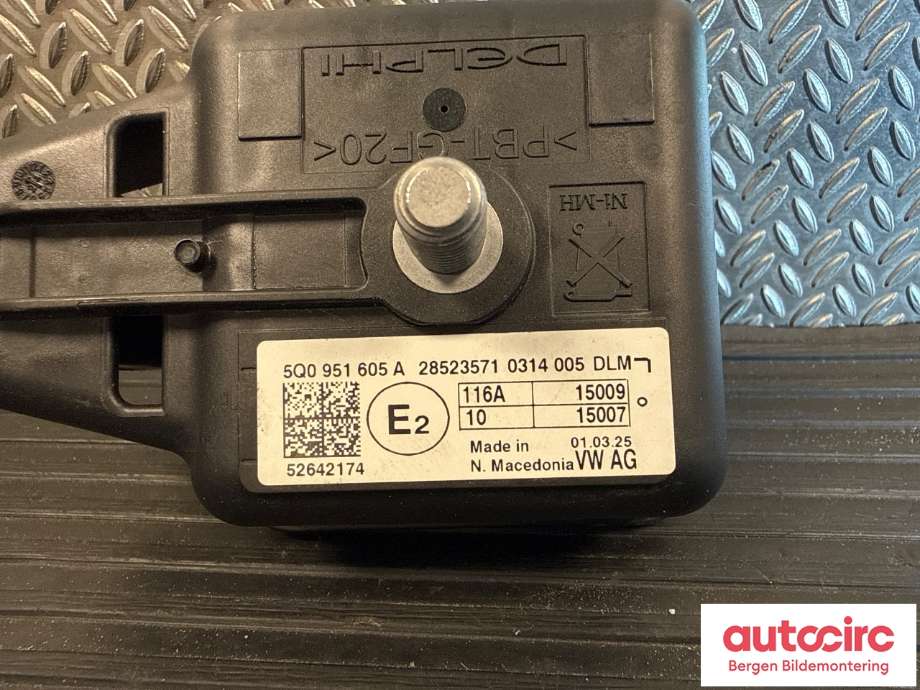 Alarm til Porsche Macan 2014-->> (95B) (95B) (PORSCHE|PAB 951 605 B||5Q0 951 605 A)