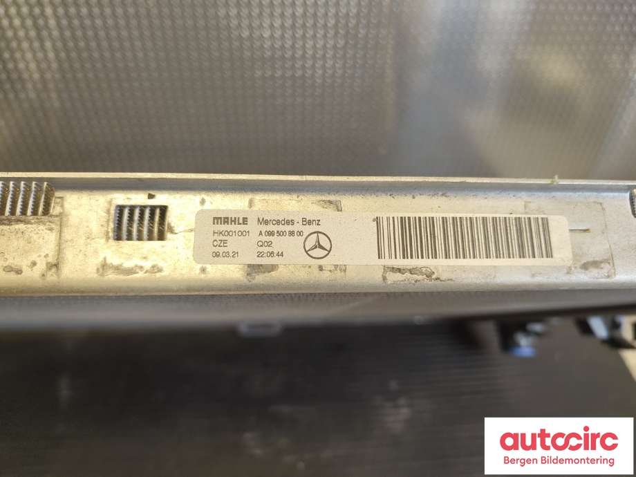 Radiator (automat gir) til Mercedes EQC 2019-->>  (MERCEDES|A 099 500 88 00|)
