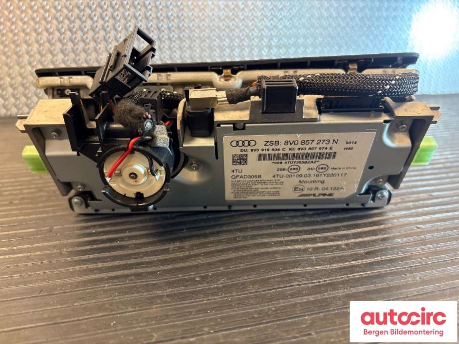 Instrument kjørecomputer til Audi A3 2016-2020 (Type III, Fase 2)  (AUDI|8V0 857 273 N|)