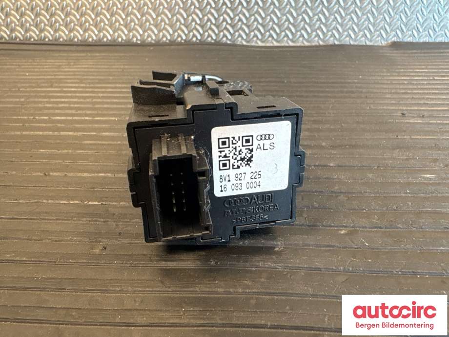 Bryter elektrisk håndbrekk/parkbrems til Audi A3 2016-2020 (Type III, Fase 2)  (AUDI|8V1 927 225|)