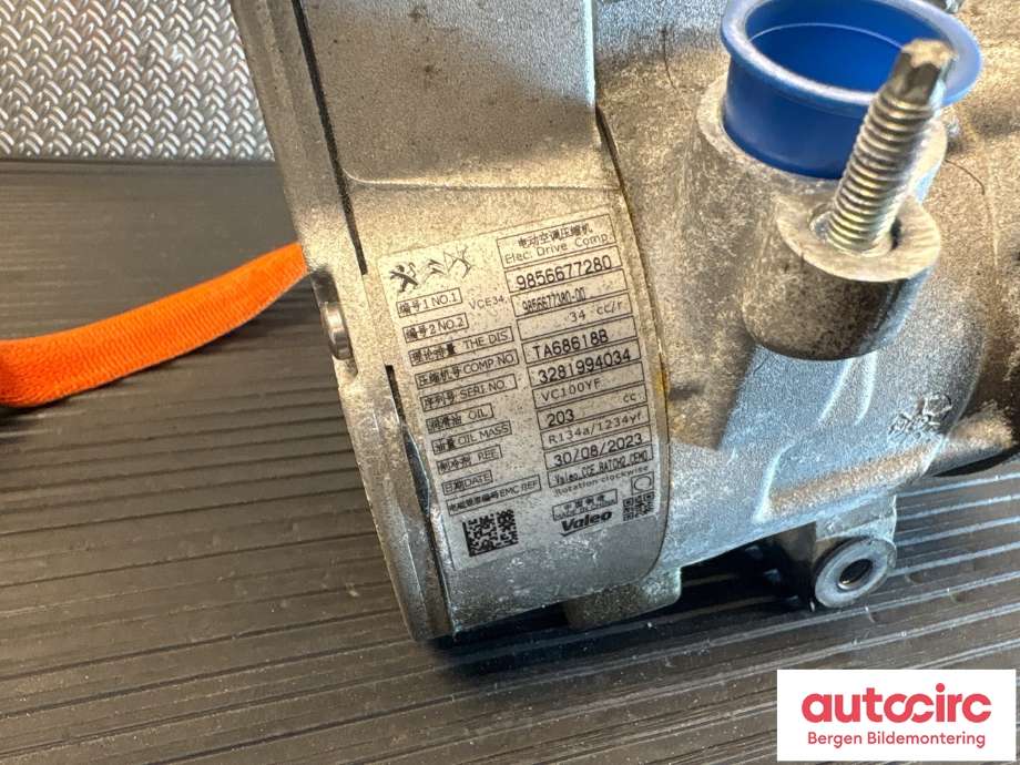 Aircondition kompressor til Opel Corsa F 2019-->>  (OPEL|98 566 772 80|)