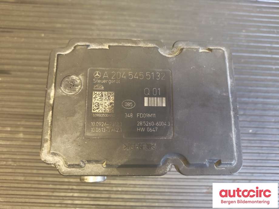 ABS sentral til Mercedes C-Klasse 2007-2011 (Fase 1) (W204) (W204) (MERCEDES|A2044315512|)