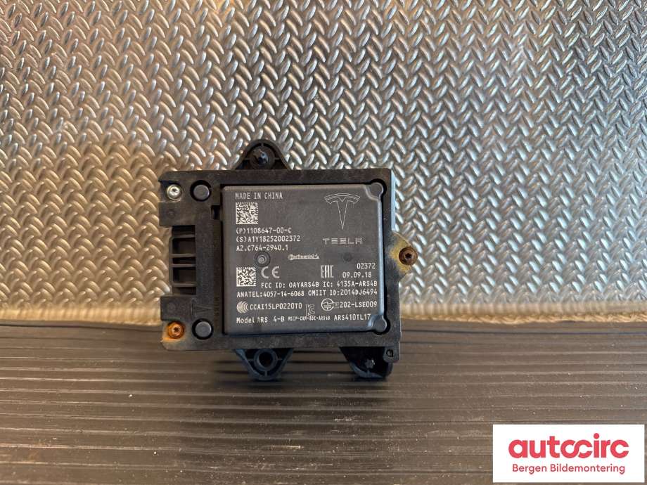 Sensor radar til Tesla Model X 2016-->> (TESLA|1108647-00-C|)