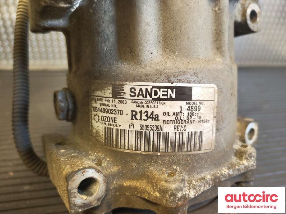 Aircondition kompressor til Dodge Ram 2003-2008 (Type III)  (DODGE|55055339AI|)