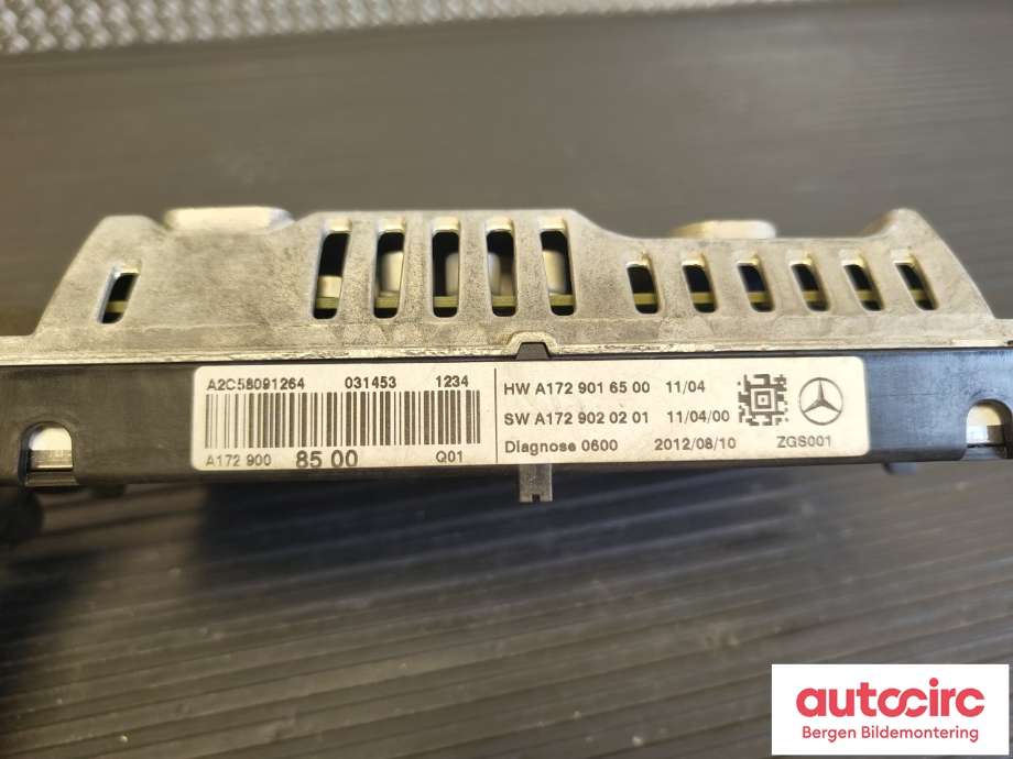 Instrument kjørecomputer til Mercedes ML 2011-2015 (Fase 1) (W166) (W166) (MERCEDES|A1729003904|)