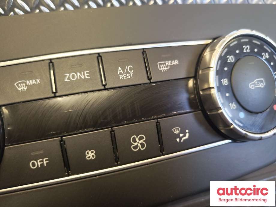 Varmeapparat betjening til Mercedes ML 2011-2015 (Fase 1) (W166) (W166) (MERCEDES|A1669001704|)