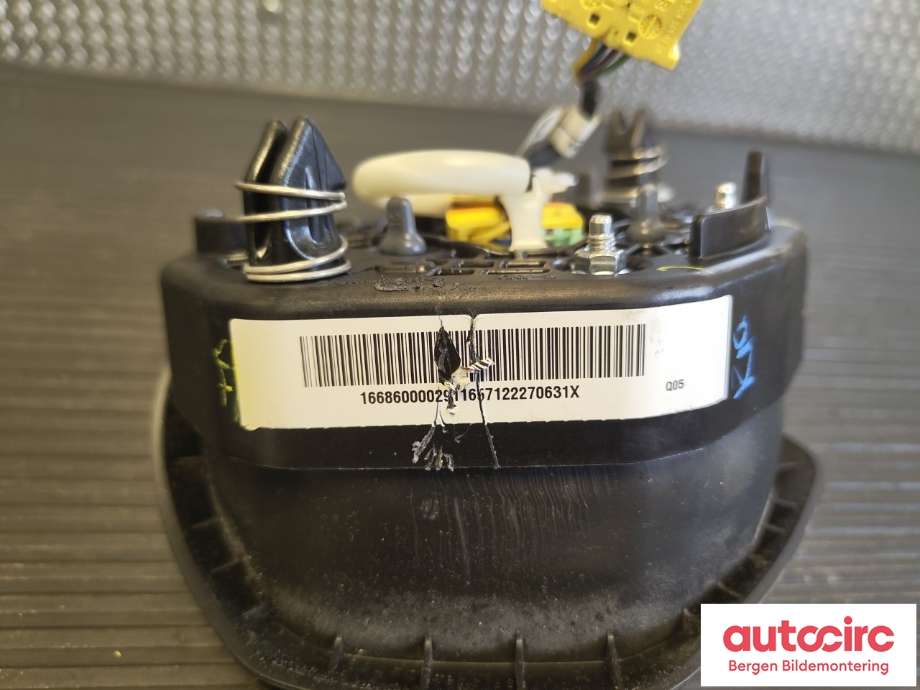 Airbag rattpute til Mercedes ML 2011-2015 (Fase 1) (W166) (W166) (MERCEDES|A1668600002|)