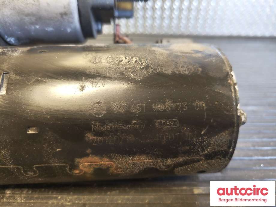 Starter diesel til Mercedes ML 2011-2015 (Fase 1) (W166) (W166) (MERCEDES|A 651 906 23 00|A 651 906 28 00|)