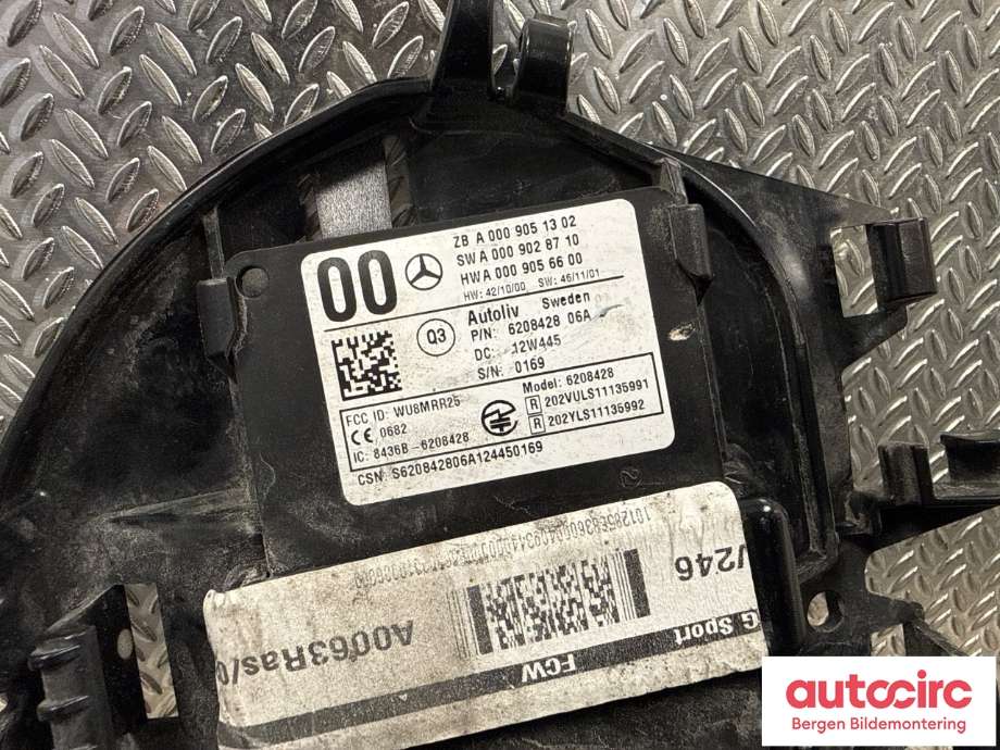 Sensor radar til Mercedes B-Klasse 2011-2018 (W246) (W246) (MERCEDES|A 000 905 46 03|A 000 905 13 02|)