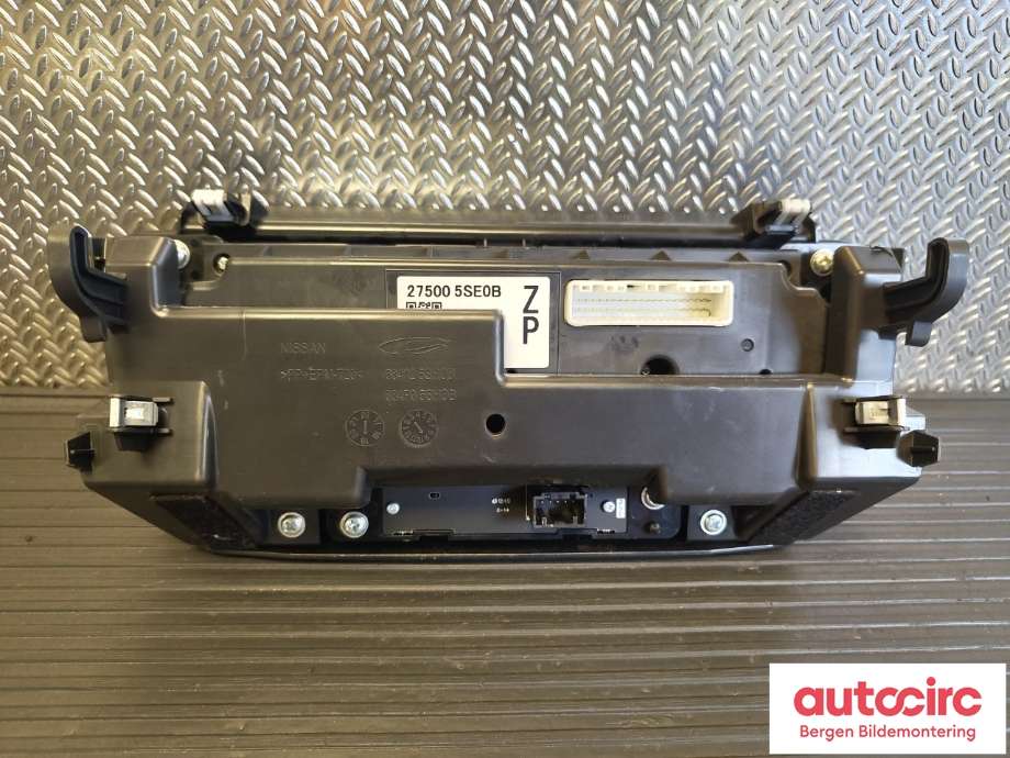 Varmeapparat betjening til Nissan Leaf 2018-->> (Type II) (NISSAN|27500-5SE0B|)