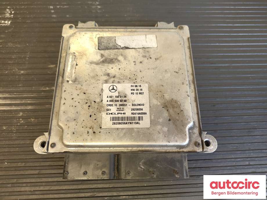 Styreenhet motor til Mercedes C-Klasse 2007-2011 (Fase 1) (W204) (W204) (MERCEDES|A6511500126|)