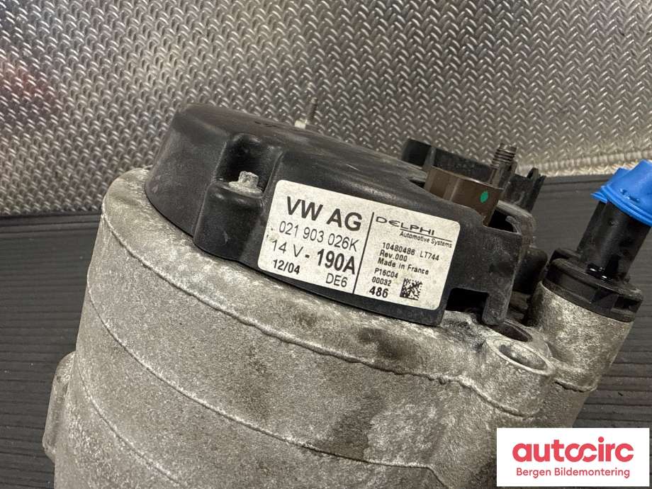 Dynamo til Porsche Cayenne 2002-2006 (Fase 1) (9PA) (9PA) (PORSCHE|955 603 016 AX|955 603 016 01|)