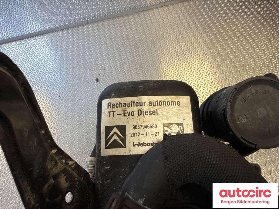Dieselvarmer til Peugeot 508 2011-2014 (Type I, Fase 1) (PEUGEOT|6462 AE|)