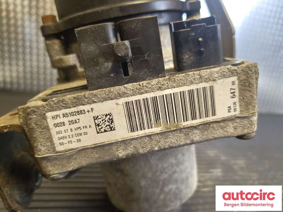 Servo pumpe elektrisk til Peugeot Partner 2015-2019 (Type II, Fase 2) (PEUGEOT|16 133 615 80|16 163 833 80|)