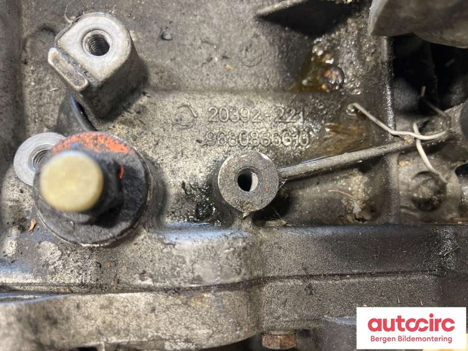 Girkasse manuell til Citroën Berlingo 2015-2019 (Type II, Fase 2) (CITROEN|16 129 309 80|)