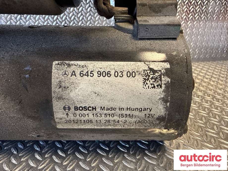 Starter diesel til Mercedes B-Klasse 2011-2018 (W246) (W246) (MERCEDES|A 645 906 08 00|A 645 906 03 00|)