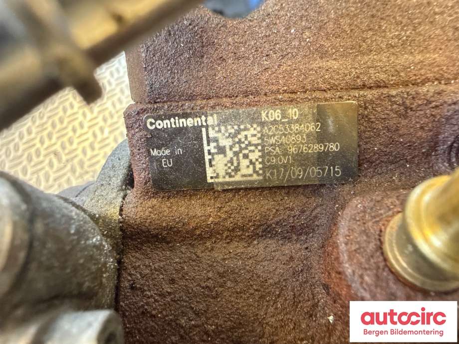 Dieselpumpe fødepumpe til Ford Focus 2011-2014 (Type III, Fase 1) (FORD|1720038|AV9Q-9A543-CB|)