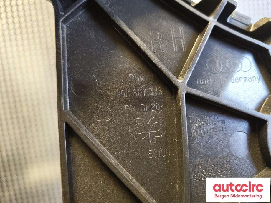 Diverse deler til Audi Q4 e-tron 2021-->>  (AUDI|89A 807 378 A|)
