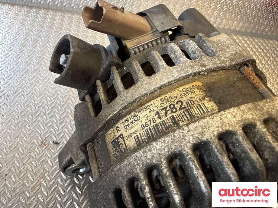 Dynamo til Citroën Berlingo 2015-2019 (Type II, Fase 2)  (CITROEN|96 781 782 80|)