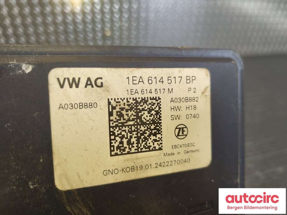ABS sentral til Audi Q4 e-tron 2021-->>  (AUDI|1EA 614 517 BP|)