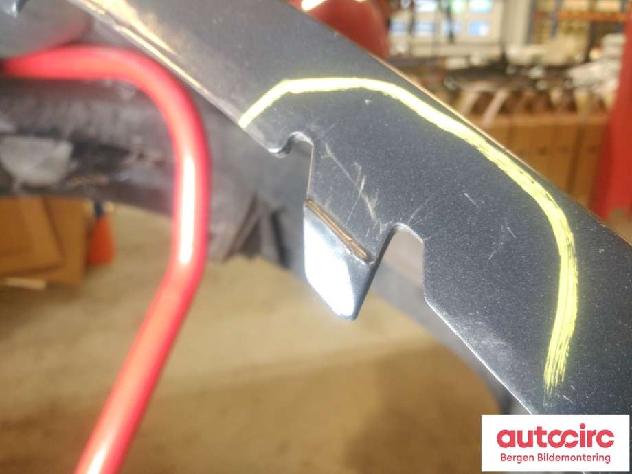 Støtfanger bak til Audi TT 2006-2014 (Type II) (AUDI|8J0 807 303 E|)