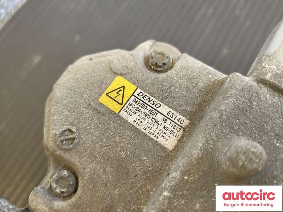 Aircondition kompressor til Toyota Yaris 2014-2020 (Type III, Fase 2) (TOYOTA|8837015010|)