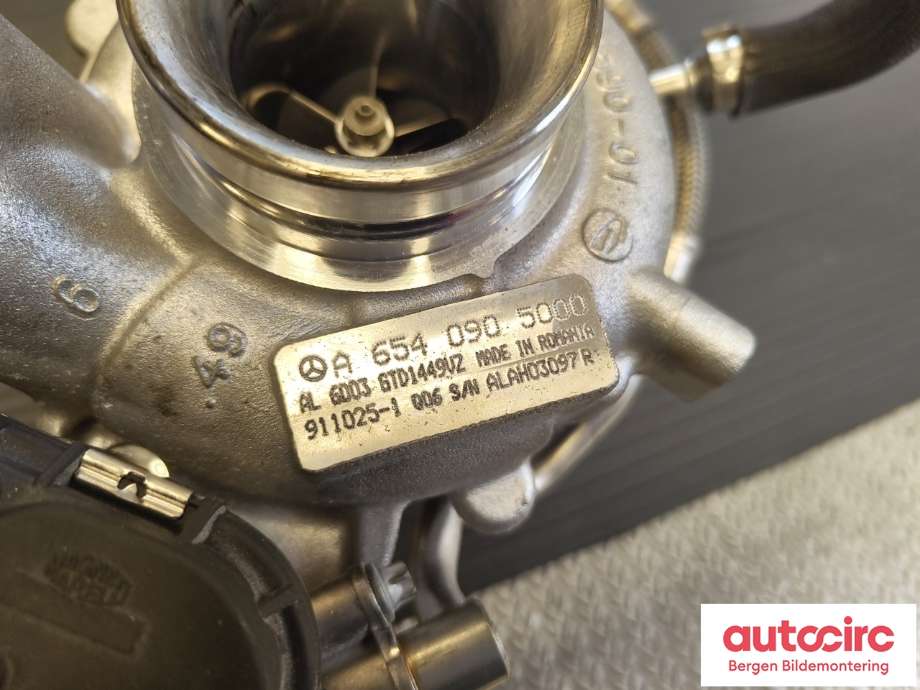 Turbo til Mercedes Vito 2014-->> (W447) (W447) (MERCEDES|A6540905000|A 654 090 06 02|)