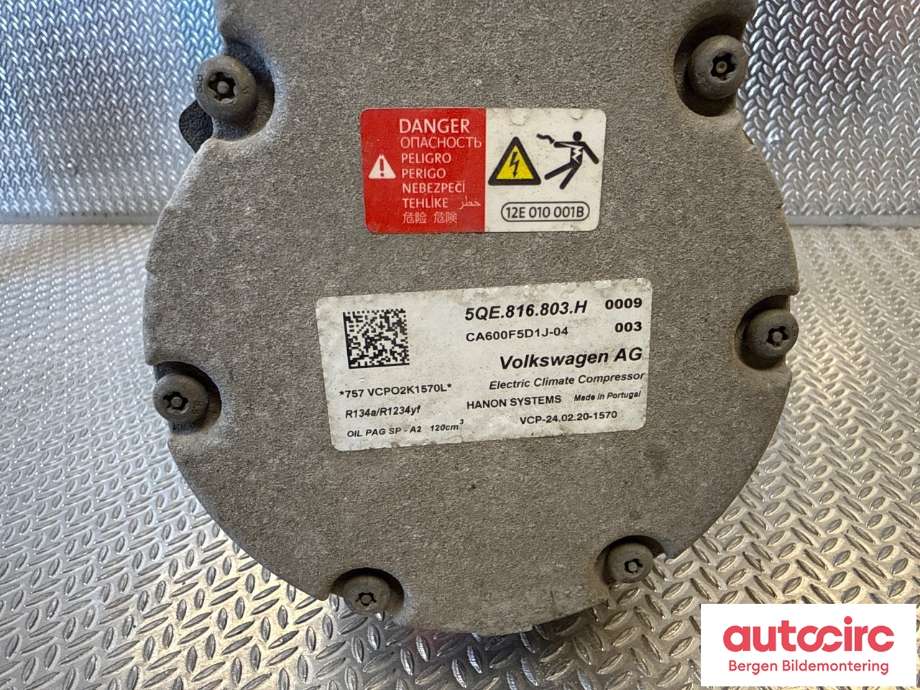 Aircondition kompressor til Seat Mii electric 2019-->> (SEAT|5QE 816 803 H|)