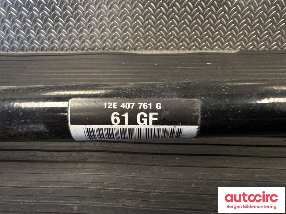 Drivaksel venstre foran, elbil til Seat Mii electric 2019-->>  (SEAT|12E 407 761 G|)