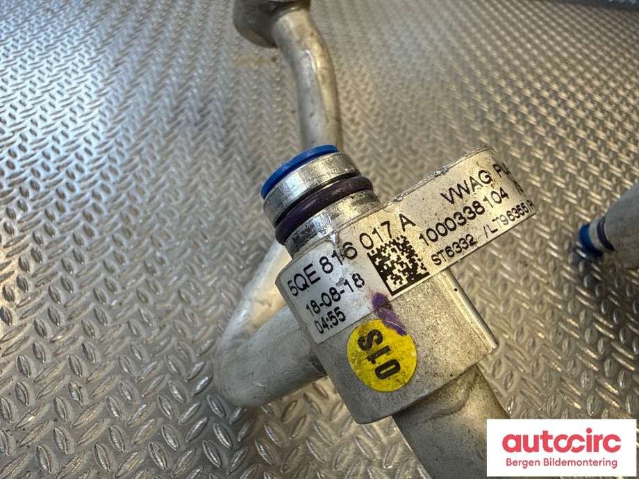 Aircondition rør til VW e-Golf 2017-2020 (Fase 2) (VOLKSWAGEN|5QE 816 017 B|5QE 816 017 A|)