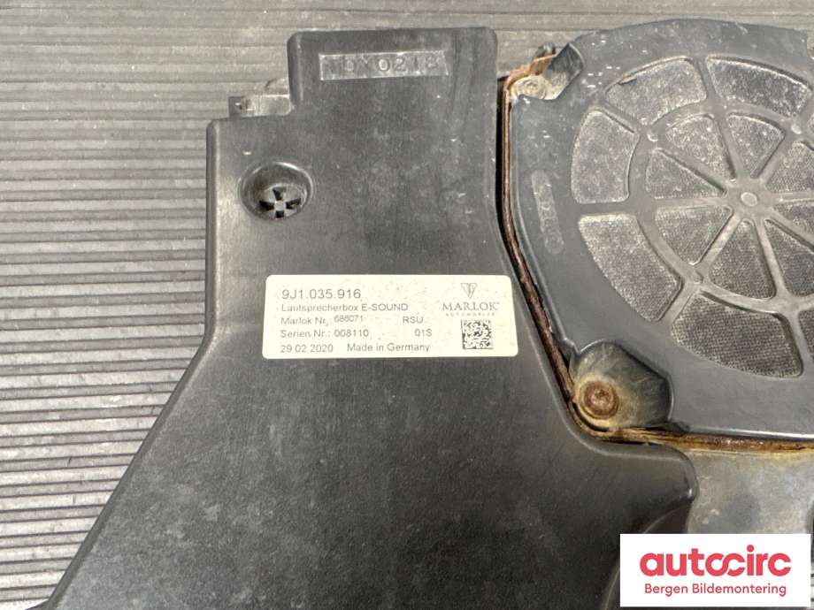 Høyttaler motorlyd, AVAS (Acoustic Vehicle Alerting System) til Porsche Taycan 2019-->>  (PORSCHE|PAD 035 916|9J1 035 916|)