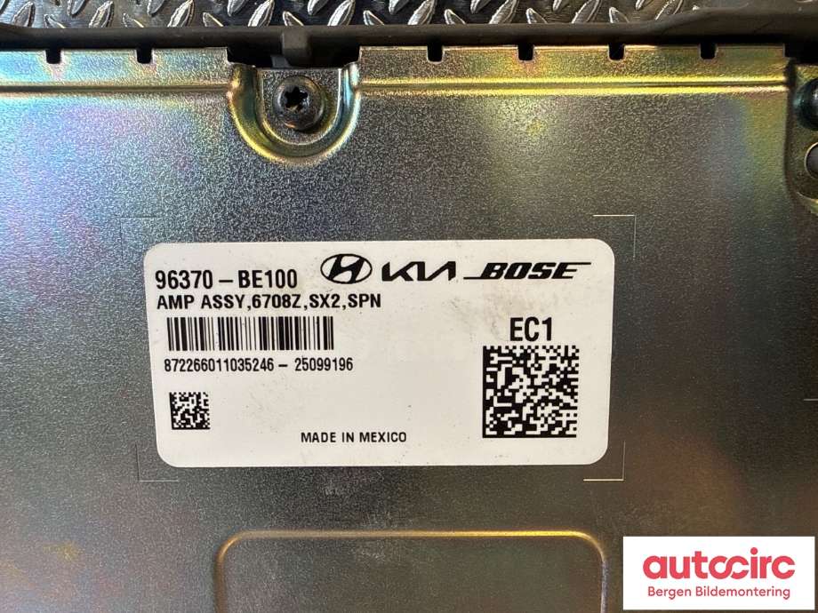 Bilstereo forsterker til Hyundai Kona 2024-->> (Type II)  (HYUNDAI|96370-BE100|)