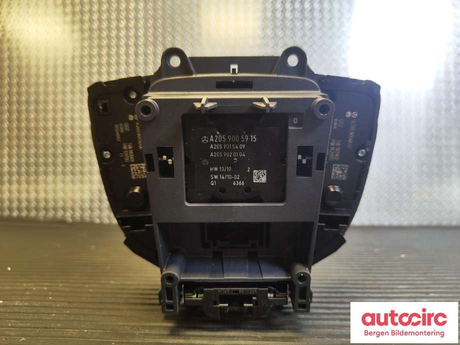Bilstereo diverse til Mercedes C-Klasse 2014-2018 (Fase 1) (W205) (W205) (MERCEDES|A 205 900 59 15|A 205 905 66 07|A 205 905 93 06)