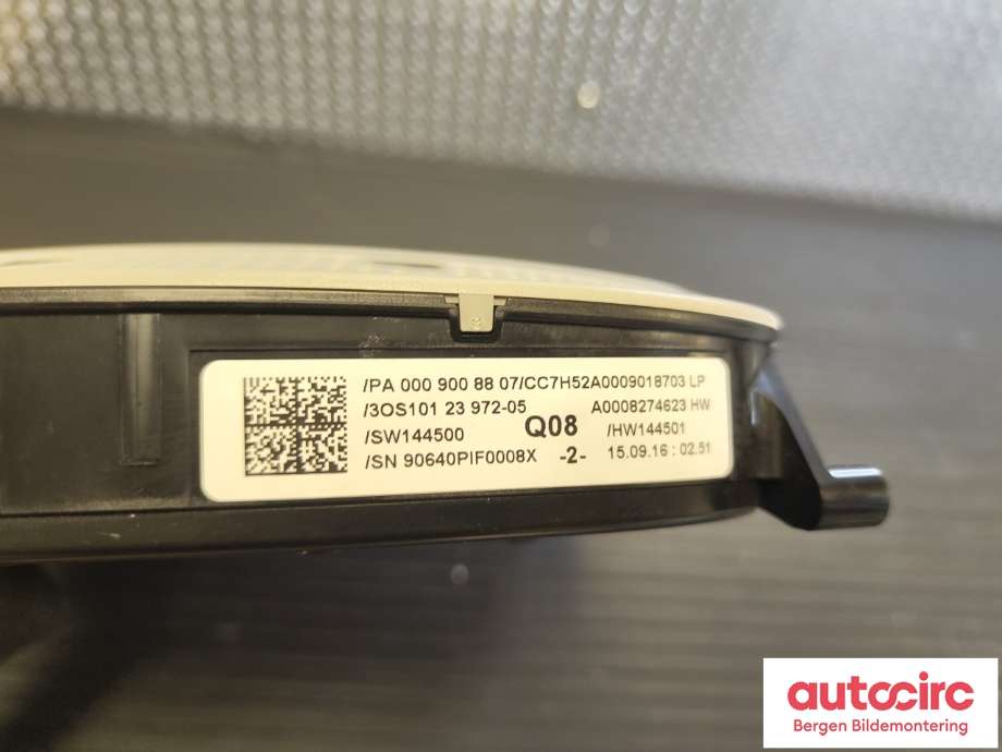 Tak konsoll til Mercedes C-Klasse 2014-2018 (Fase 1) (W205) (W205) (MERCEDES|A 000 900 88 07|)