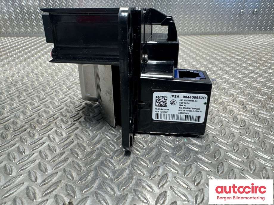 Girstang/girvelger automat til Opel Corsa F 2019-->>  (OPEL|98 440 965 ZD|)