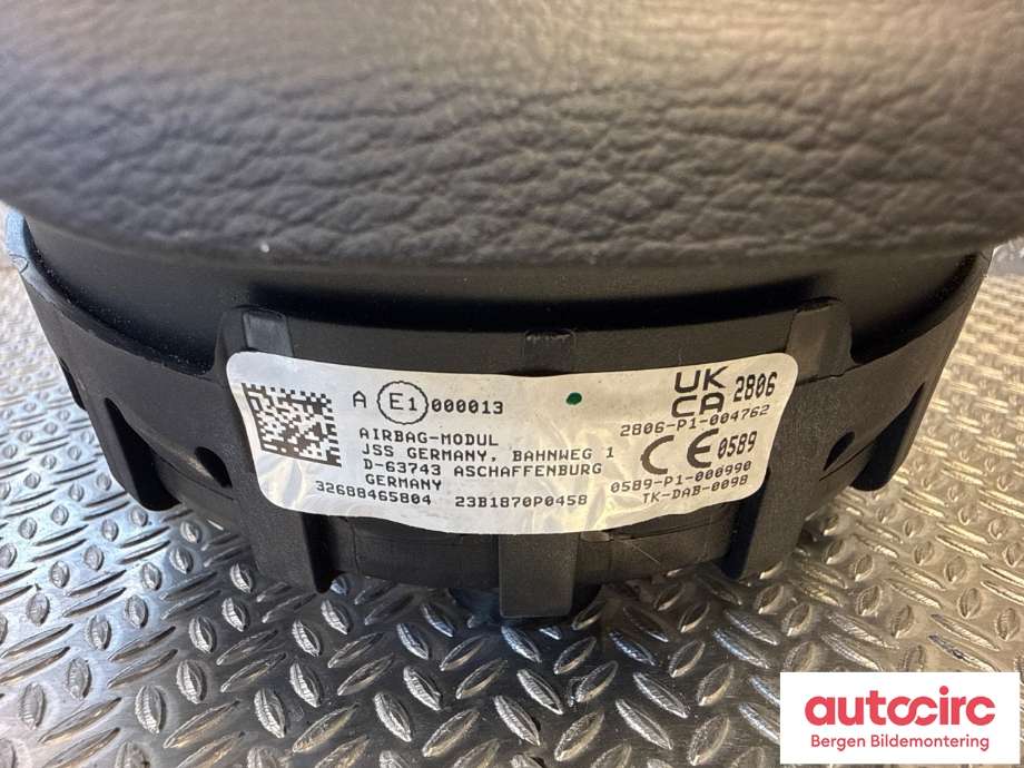 Airbag rattpute til BMW X5 2007-2013 (E70) (E70) (BMW|32 30 6 884 665|)